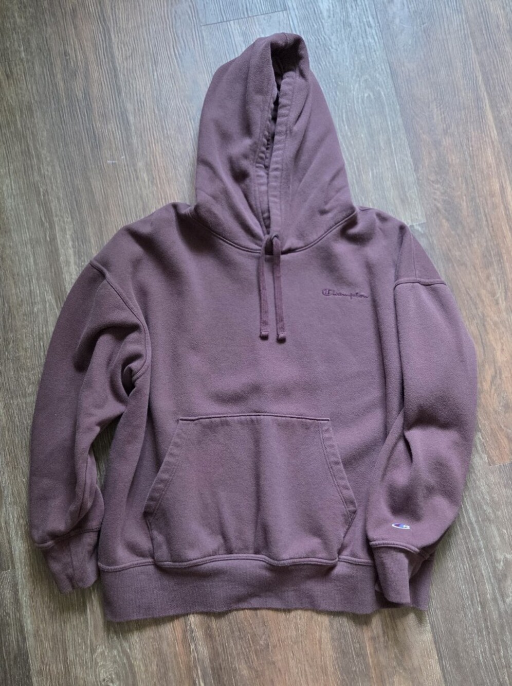 Champion Men's Crewneck Sweatshirt in Plum